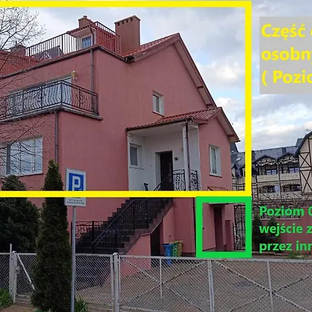 Ferienhaus Pink House 250 M Od Morza